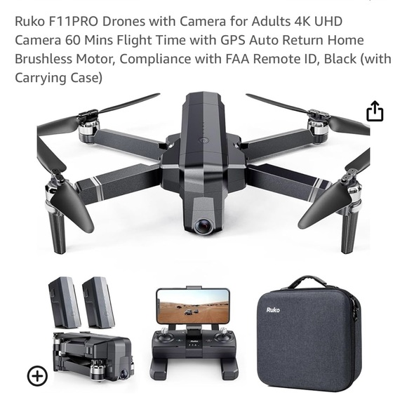 Ruko Eye in the Sky F11 Pro Drone 4K UHD camera FAA compliant - Picture 7 of 12